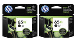 Genuine HP 65XL and HP 65 High Yield Ink Cartridges for HP Deskjet