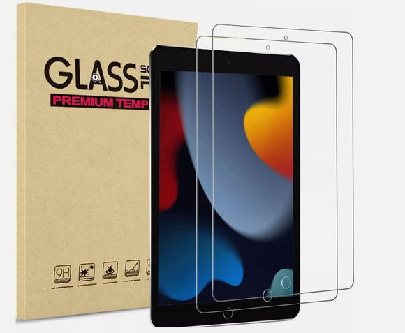 2 For iPad 10th 9th 8th 7th 6th Gen Air Mini A16 Tempered Glass Screen Protector