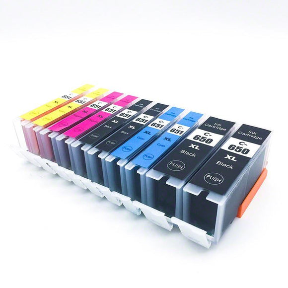 20 x NoN-OEM CLI 651 XL PGI 650 Ink for Canon IP7260 MX726 MX926 MG5460 MG6360