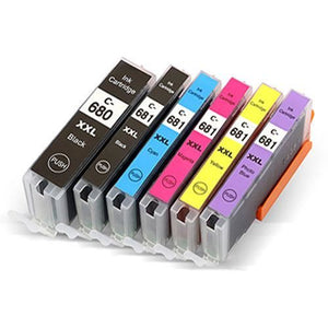 6 Ink For Canon 680XXL 681XXL PIXMA TR7560 TR8560 TS6100 TS6160 TS6260 TS6360