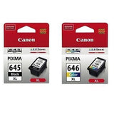 2 Genuine Original Canon PG 645XL CL 646XL PG645XL CL646XL Ink Cartridge NEW