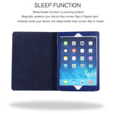 For iPad 10/9/8/7/6/5th Gen Air 1/2/3/4/5 Smart Case Flip Leather Cover 2-LINES