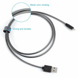 Fast Charging Braided Metallic USB C Type C Charger Cable Data Cable for SAMSUNG