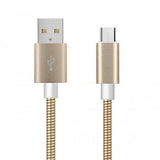 Fast Charging Braided Metallic USB C Type C Charger Cable Data Cable for SAMSUNG