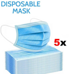 Premium Disposable Face Masks 3 Layers Anti Bacterial Filter mask - VIC Stock