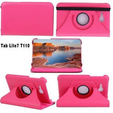 Premium Leather PU 360 Case Cover Samsung Galaxy Tab 3 Lite sm- t110 t112 t114 D