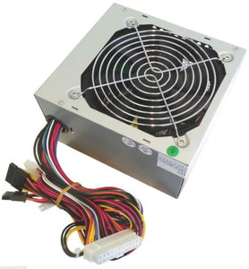 Computer Power Supply PSU 600w 24-Pin ATX SATA C-Tick Standard PC Case 12CM FAN