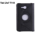 Premium Leather PU 360 Case Cover Samsung Galaxy Tab 3 Lite sm- t110 t112 t114 D