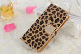 Luxury LEOPARD  diamond bling Flip Wallet Case Cover for iPhone 5S SE 5 nonoem