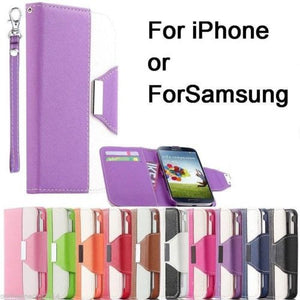2 COLOUR Case Cover Wallet Flip Leather Phone Cover for iPHONE 5 5S 5SE AU selle