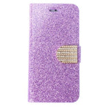 GLITTER diamond bling for iPhone 4 5 5s 6 s4 s6 wallet sparkle case cover ENDED