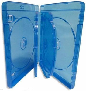 5 HOLD 6 Blu Ray Cover Case 14mm Hold 6 BluRay Disc Clear plastic at front BDR