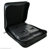 1 x QUALITY STYLE LEATHER HOLDS 256 CD DVD BDR Disc WALLET Bag CASE HOLDER 240