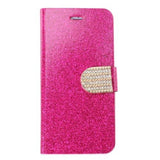 GLITTER diamond bling sparkle wallet case cover for iPhone 4 5 5s 6 nonoem