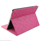 FLIP diamond sparkle stand case cover iPad 9.7 5th 6th iPad Air 9.7 LIGHT BLUE