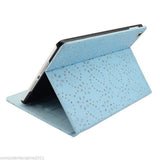 FLIP diamond sparkle stand case cover iPad 9.7 5th 6th iPad Air 9.7 LIGHT BLUE
