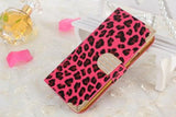 Premium LEOPARD Deluxe bling Card Wallet Leather flip Case Cover Samsung S4 SIV