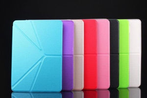 for iPad 9.7 Air 2 nonoem AU 5 Fold Flip THIN TPU SILICON GEL RUBBER case cover