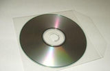 3000 Clear Plastic CD DVD BDR Sleeves 150 micron PREMIUM PP Sleeve with flap cpp