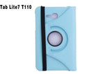Premium Leather PU 360 Case Cover Samsung Galaxy Tab 3 Lite sm- t110 t112 t114 D
