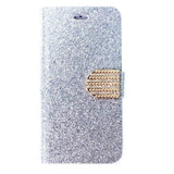 GLITTER diamond bling sparkle wallet case cover for iPhone 4 5 5s 6 nonoem