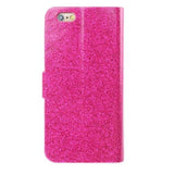 GLITTER diamond bling sparkle wallet case cover for iPhone 4 5 5s 6 nonoem