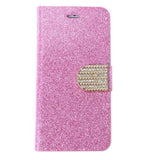 GLITTER diamond bling sparkle wallet case cover for iPhone 4 5 5s 6 nonoem