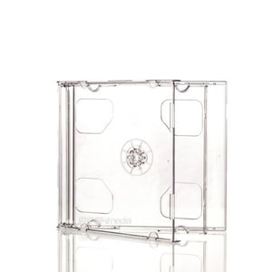 10 Standard 10mm DOUBLE Jewel CD Cases with CLEAR Tray 10.4mm Disc case DCT AU