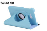 Premium Leather PU 360 Case Cover Samsung Galaxy Tab 3 Lite sm- t110 t112 t114 D