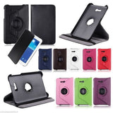 Premium Leather PU 360 Case Cover Samsung Galaxy Tab 3 Lite sm- t110 t112 t114 D