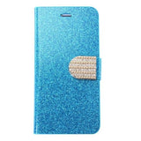 GLITTER diamond bling for iPhone 4 5 5s 6 s4 s6 wallet sparkle case cover ENDED