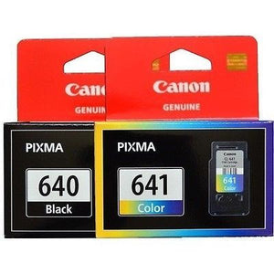 2 CANON GENUINE PG640 CL641 640 641 MG2160/MG3160/MG4160/MX376/MX436/MG3660