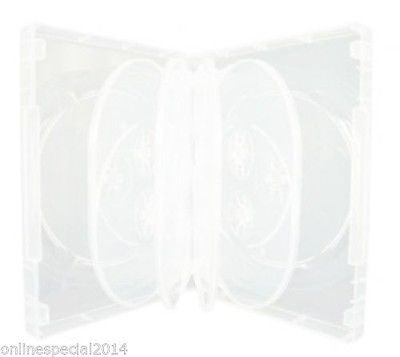 10 x Hold 10 Quality DVD Cover holds Disc Case Holder + outer wrap insert CLEAR