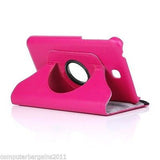 360° Rotate Case Stand Cover Samsung Galaxy Tab 3 7.0 p3200 t210 Light Blue