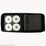 STYLE LEATHER 300 CDs & DVDs WALLET CASE HOLDS - BLACK sleeves NOT 256 240