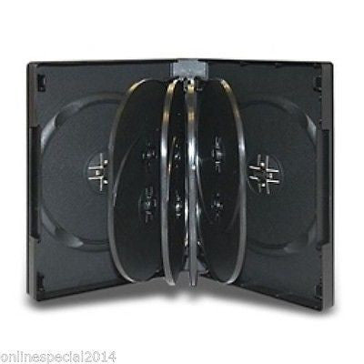 2 x Hold 10 Quality DVD Cover holds Disc Case Holder + outer wrap insert BLACK