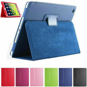 For iPad 10/9/8/7/6/5th Gen Air 1/2/3/4/5 Smart Case Flip Leather Cover 2-LINES