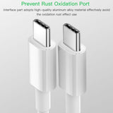 USB Type C to USB-C Cable QC PD 3.0 Fast Charging For Samsung S20 S10 nonOEM 60W