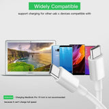 USB Type C to USB-C Cable QC PD 3.0 Fast Charging For Samsung S20 S10 nonOEM 60W