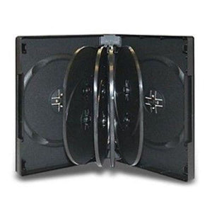 5 x Hold 10 Quality DVD Cover holds Disc Case Holder + outer wrap insert BLACK