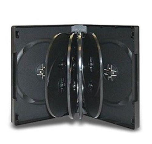 5 x Hold 10 Quality DVD Cover holds Disc Case Holder + outer wrap insert BLACK