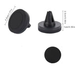 Car Mount Phone Holder Dock Magnetic Air Vent for iPhone 14 13 XR MAX AU - BLACK