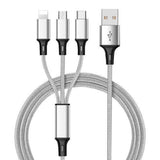 3 in 1 Multi USB Charger Charging Cable Cord For Mobile Micro USB TYPE Android