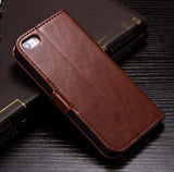 Luxury SLIM Leather Flip Credit Card Slots Stand Cover Wallet Case for iPhone 7 6 5 4 nonoem