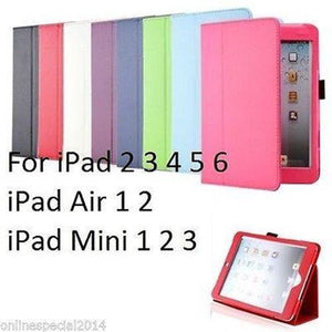 2 FOLD magnetic case cover Apple iPad 6 5 4 3 2 Pro 2017 9.7 12.9 mini 1 2 3 4