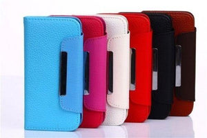 Magnetic Detachable 2 in 1 Magnet Leather ID Wallet Cover Case IPHONE 4