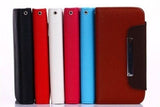 Magnetic Detachable 2 in 1 Magnet Leather ID Wallet Cover Case IPHONE 4