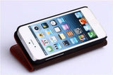 Magnetic Detachable 2 in 1 Magnet Leather ID Wallet Cover Case IPHONE 4