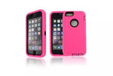 For iPhone 5 5s DEFENDER Heavy Duty Shock Proof Tough Hard Case Cover - BLACK O