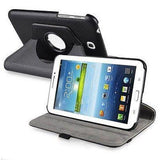 FOR Samsung Galaxy Tab 3 7.0 p3200 t210 360° Rotate Case Stand Cover - WHITE